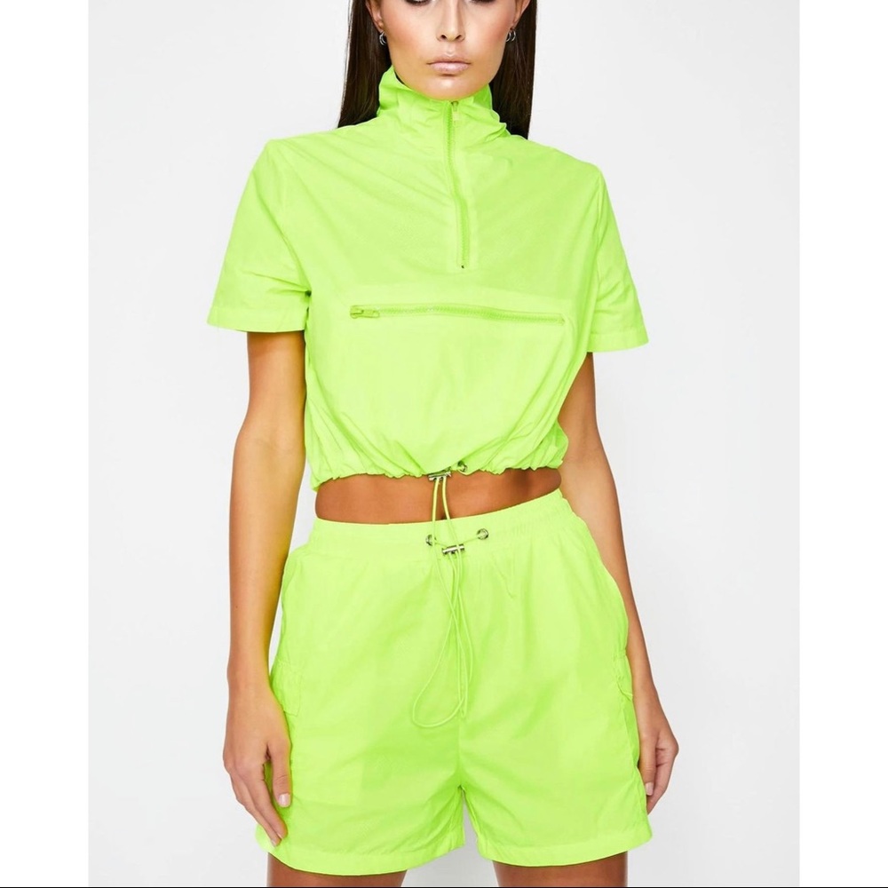 SOLD H&M Neon Green Sports Shorts